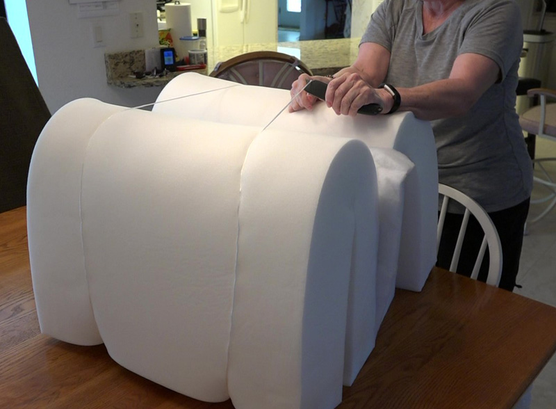 New Foam RV Dinette Cushion