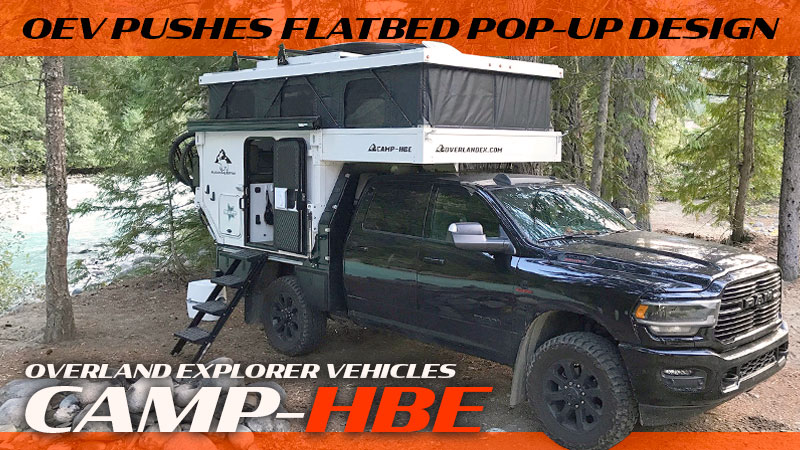 OEV Camp HBE Pushes Flatbed Pop Up Design