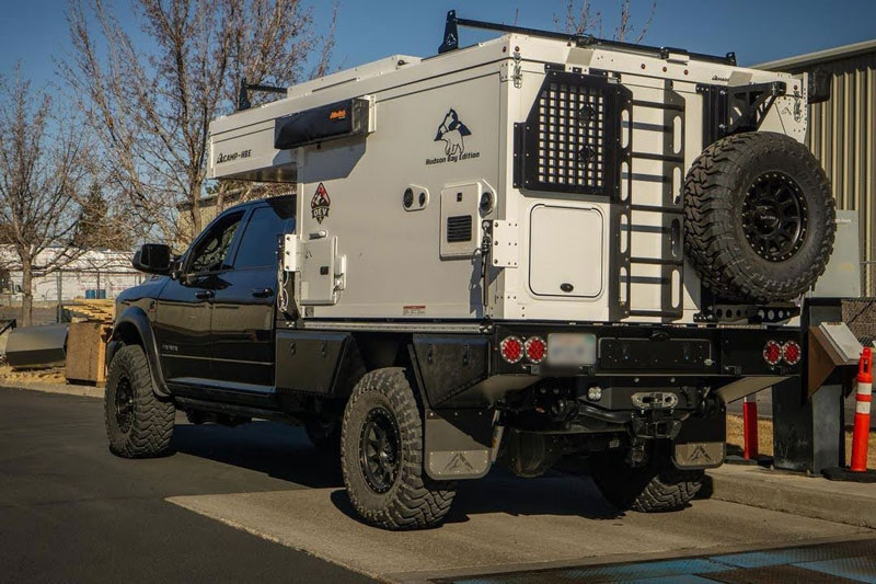 Overland Explorer Vehicles Molle Rack And Spare Tire