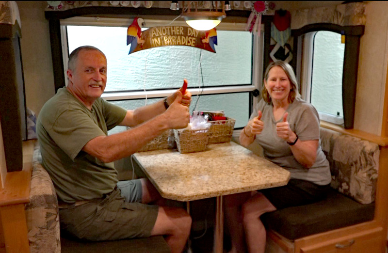 RV Foam Dinette Replacement Completed