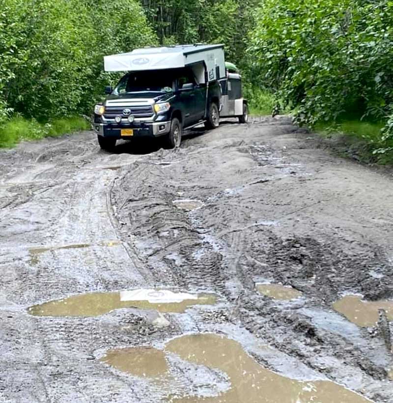 After The Eska Falls Trail Near Sutton Alaska