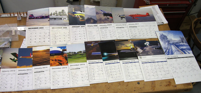 Calendars Document Biking Miles