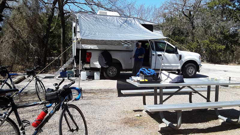 Campsite Texas State Parks