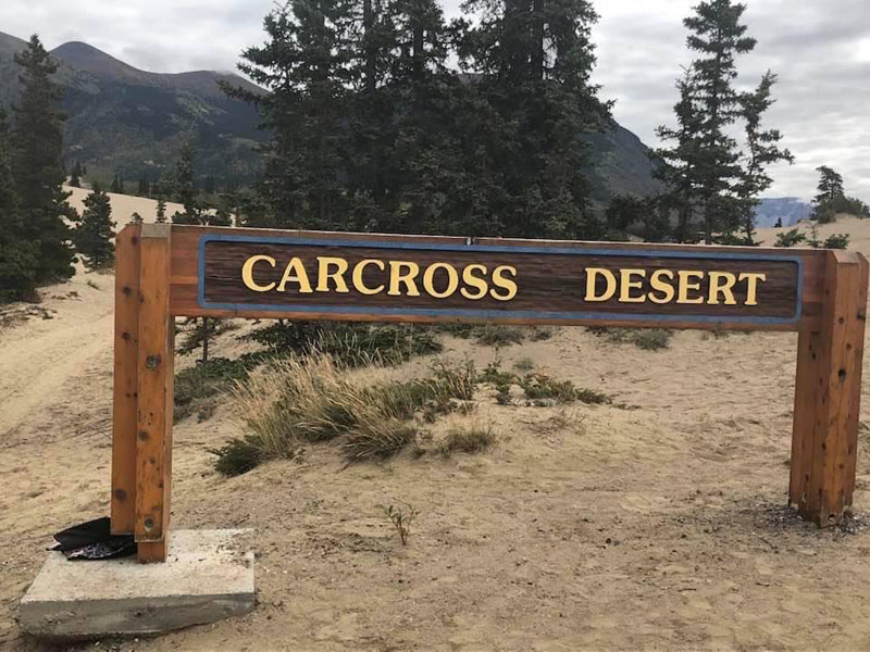 Carcross Desert Sign