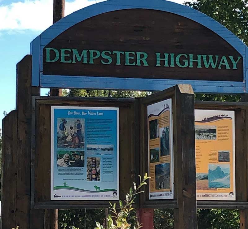 Dempster Highway Sign