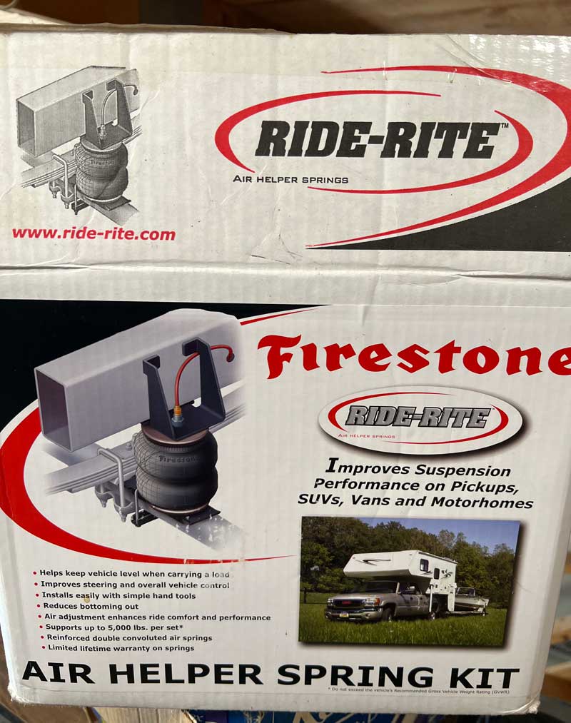 Firestone Ride Rite Box