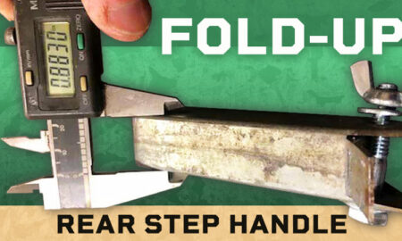 Fold Up Camper Step Handle System