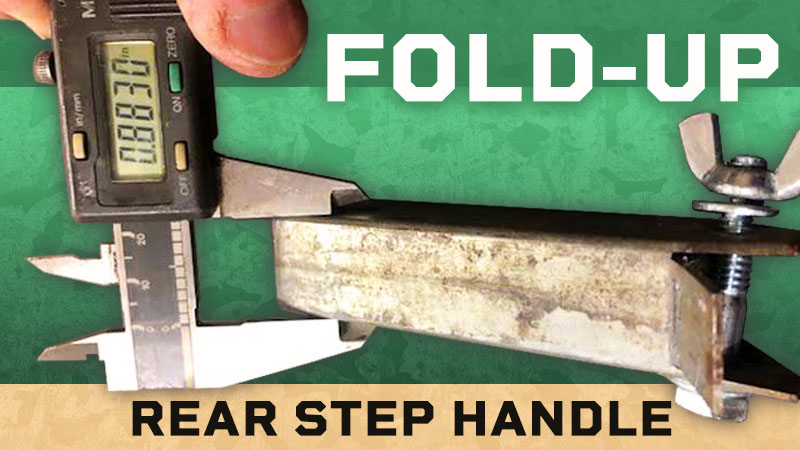 Fold Up Camper Step Handle System