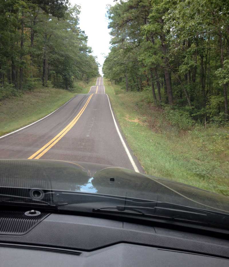 Hilly Roads Mark Twain National Forest