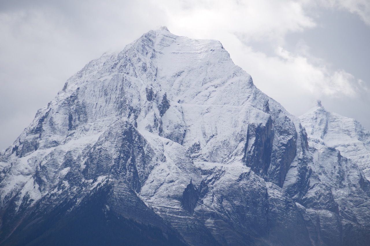 Icefields Parkway Snowy Mountain