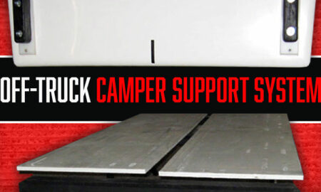 Off Truck Camper Support System