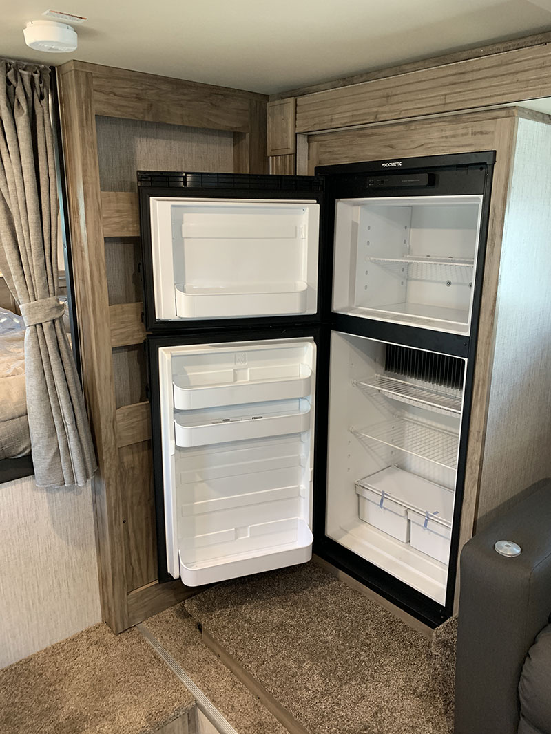 Palomino HS 2910 Interior Refrigerator Open