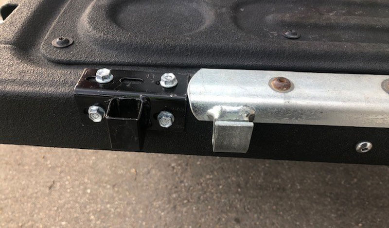 Rear Step Handle on tailgate