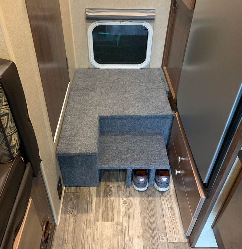 Shoe Storage Step Up To Overcab