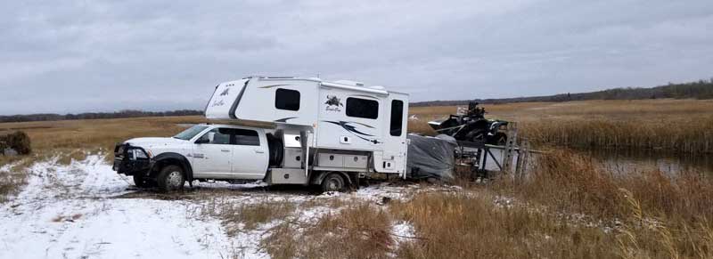 Stuck Camper In Northern Manitoba