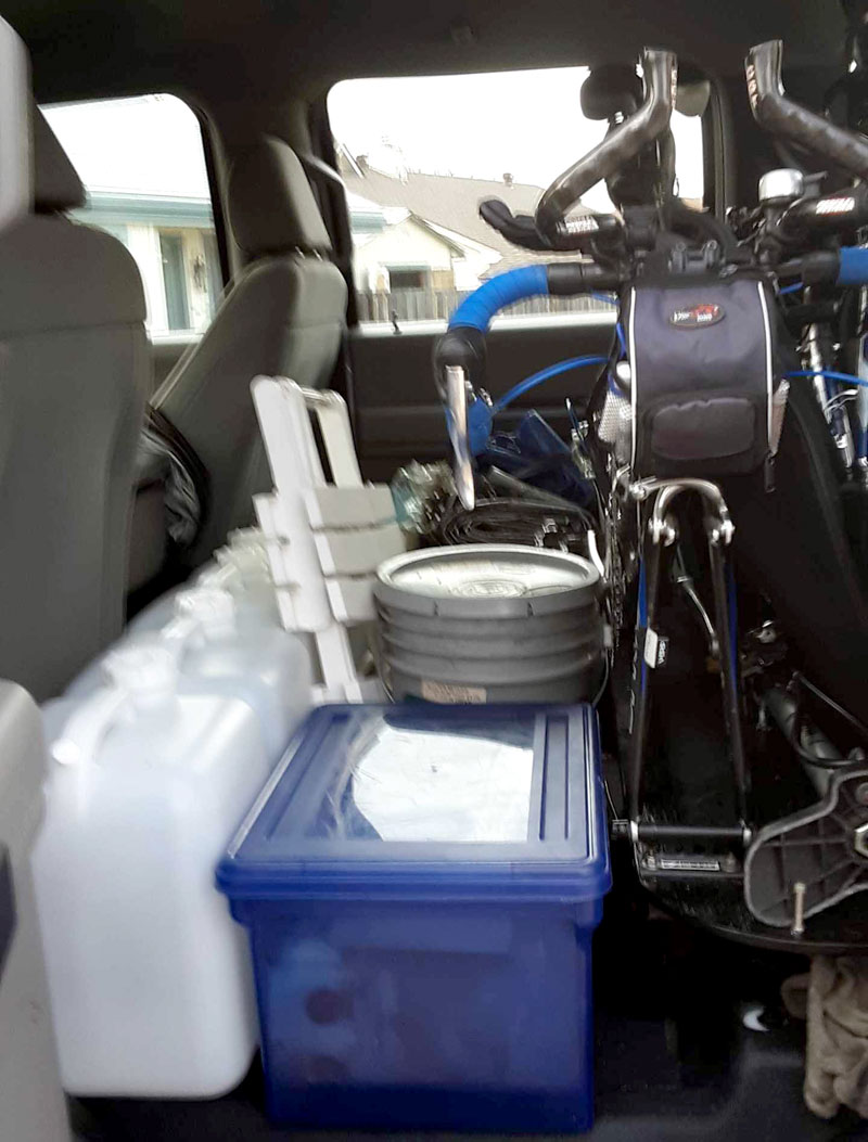 Back Seat Truck Storage Bicycles