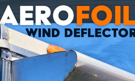 Aerofoil Wind Deflector For A Truck Camper