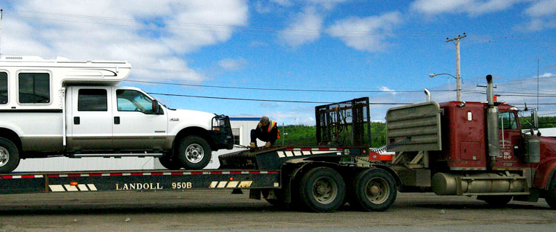 Breakdown Truck On Trans Labrador Highway