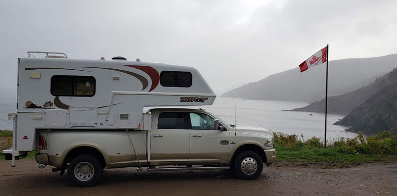 Camper At Meat Cove