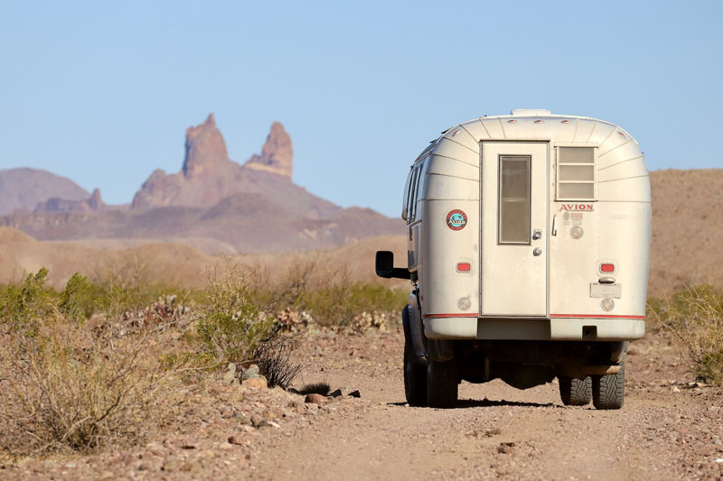 Driving Through Big Bend NP