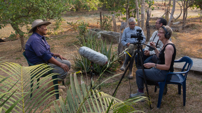 Filming A Colombian Farmer