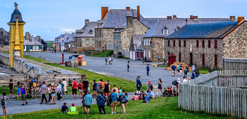 Fortress Of Louisbourg National Historic Site On Cape Breton