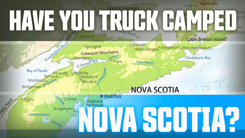 Truck Camping Nova Scotia