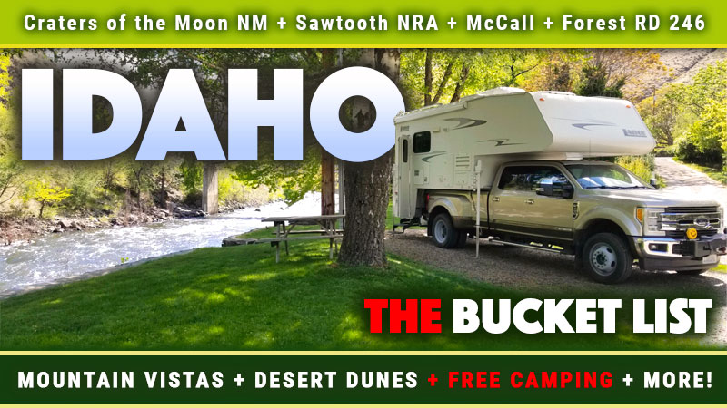 Idaho Bucket List