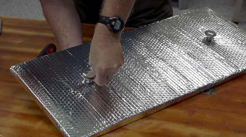 Insulated Skylight Covers Adding Handles