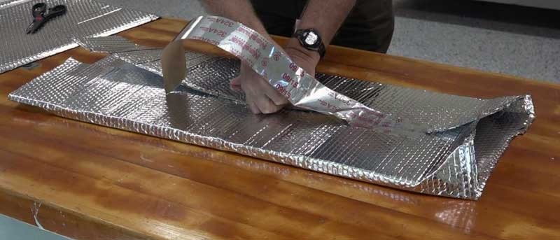 Insulated Skylight Covers Wrapping the Panel