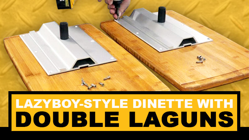 LazyBoy Dinette With Two Lagun Tables