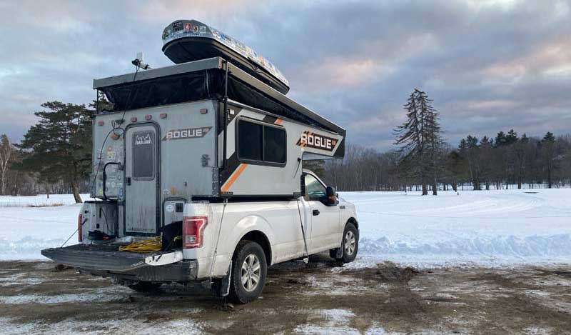 Palomino Rogue Camper Working From The Road