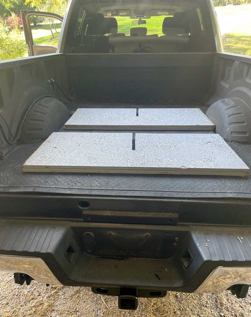 Plywood Spacer Camper Support 3