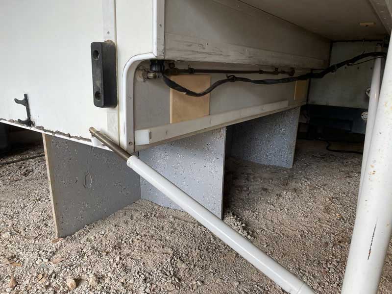 Plywood Spacer Camper Support