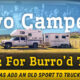 Burro Racing With A Camper