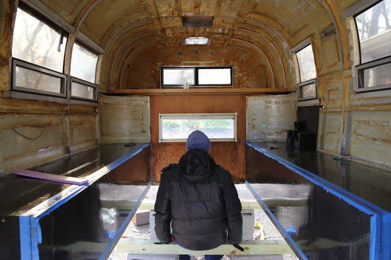 Negative Space Between The Camper Wings