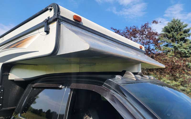 Aerofoil Wind Deflector For Camper