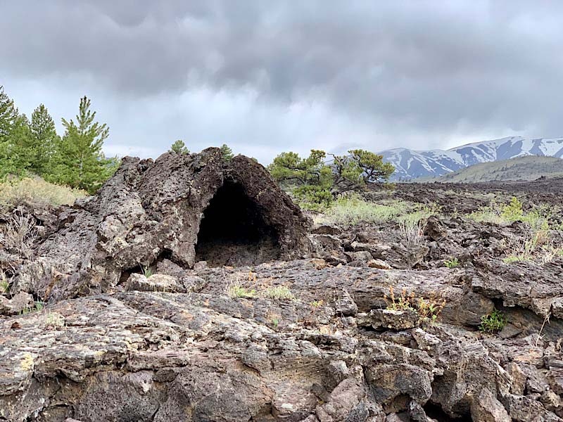Bent Lava Craters Of The Moon