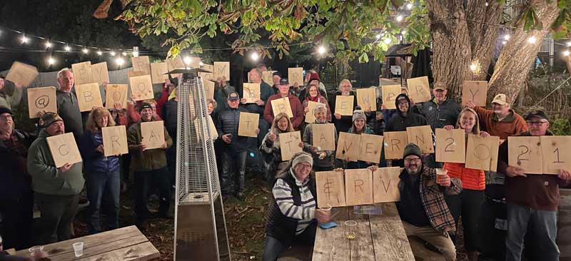 Boothbay Brewery Rally Group Photo