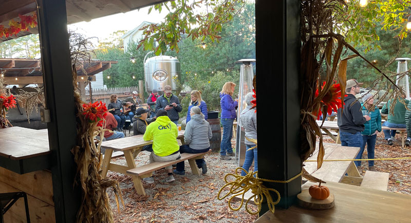 Boothbay Rally Crowd