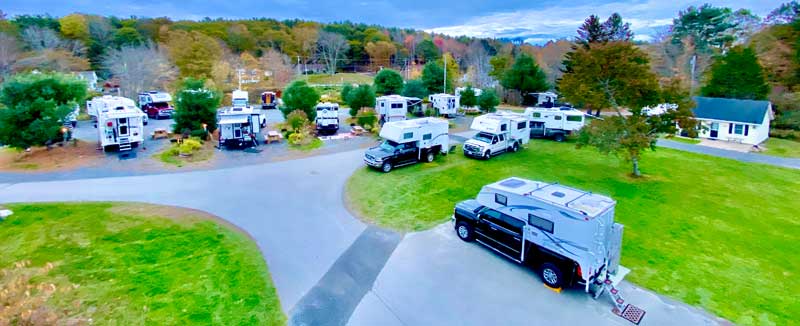 Campers At Boothbay Brewery Rally