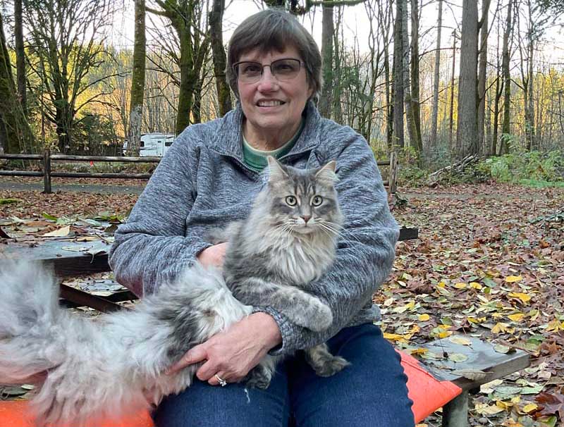 Janet And Molly Hanging Out Campground