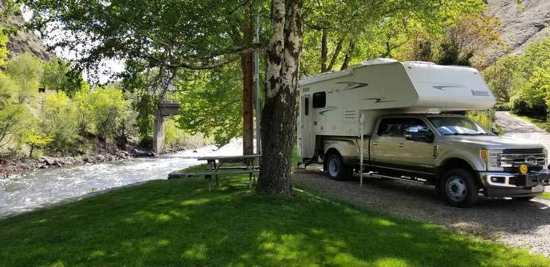 Lance Camper in Riggins, Idaho