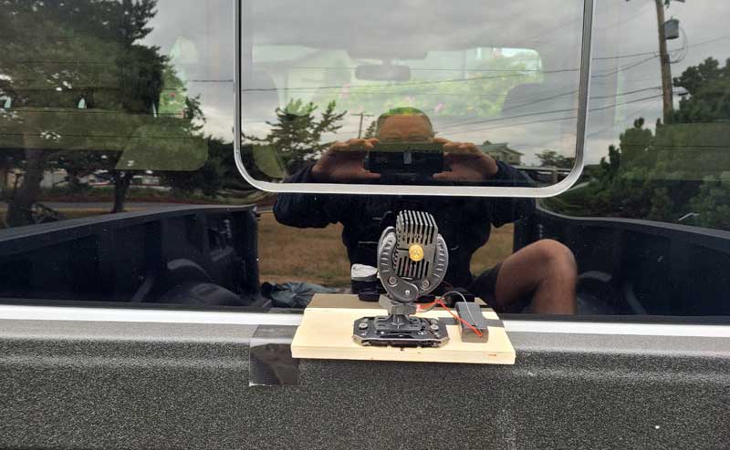 Laser Assisted Camper Loading For Truck