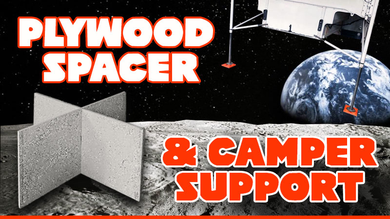 Plywood Spacer and Campe Support