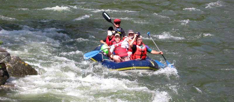 Rafting The Salmon River Past Our House