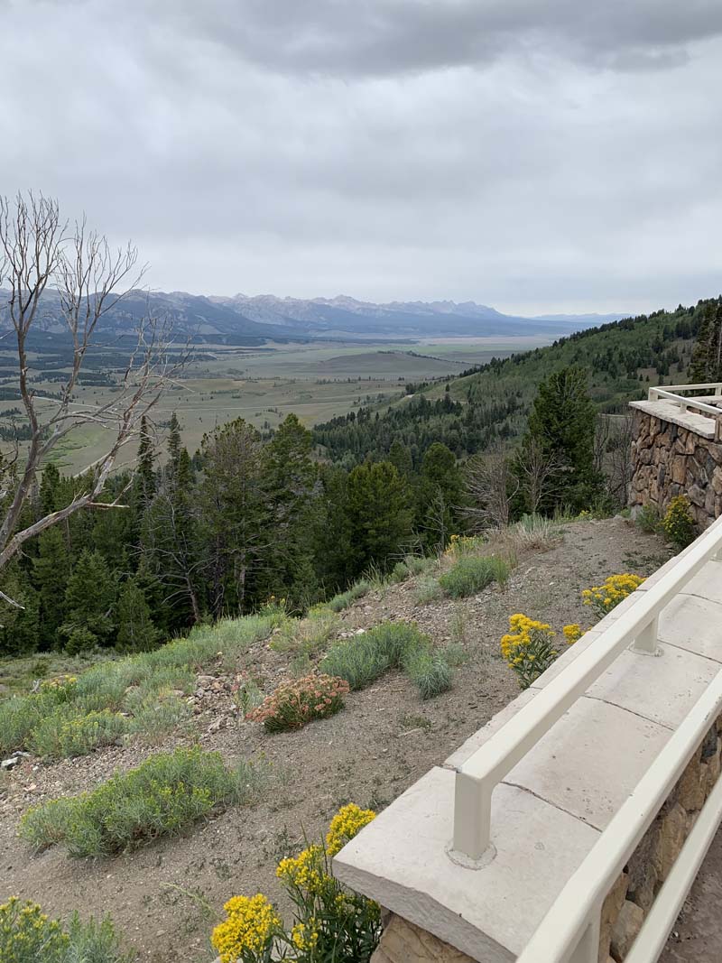 View Of Sawtooths From Highway 75 Idaho