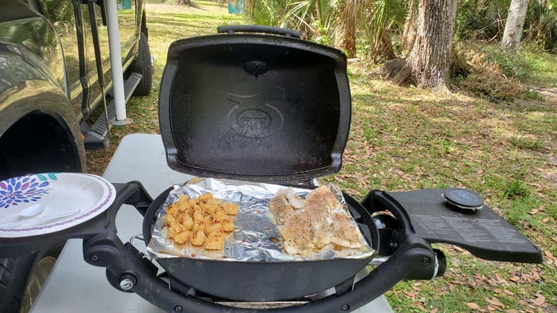 Weber Q1200 Grill Camper