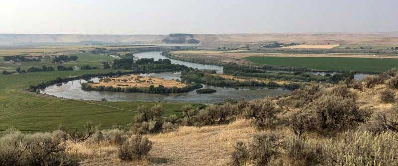 Bluff Above The Snake River