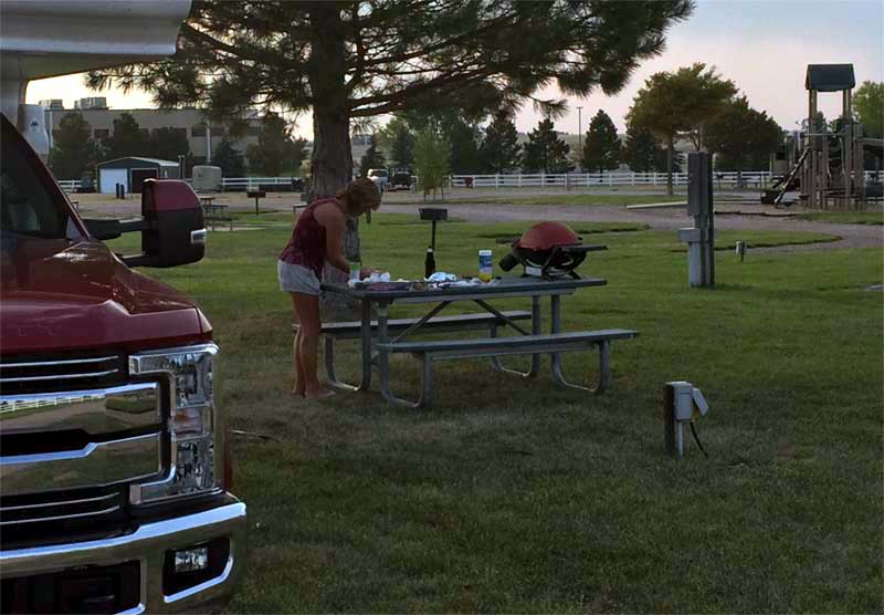 Grilling with a Weber Mini Propane